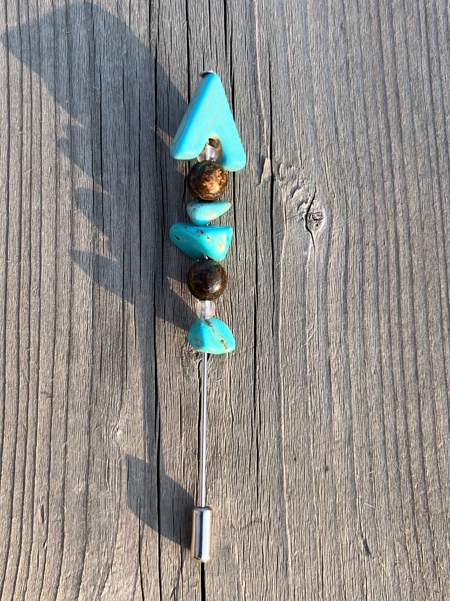 Turquoise Stick Hat Pins